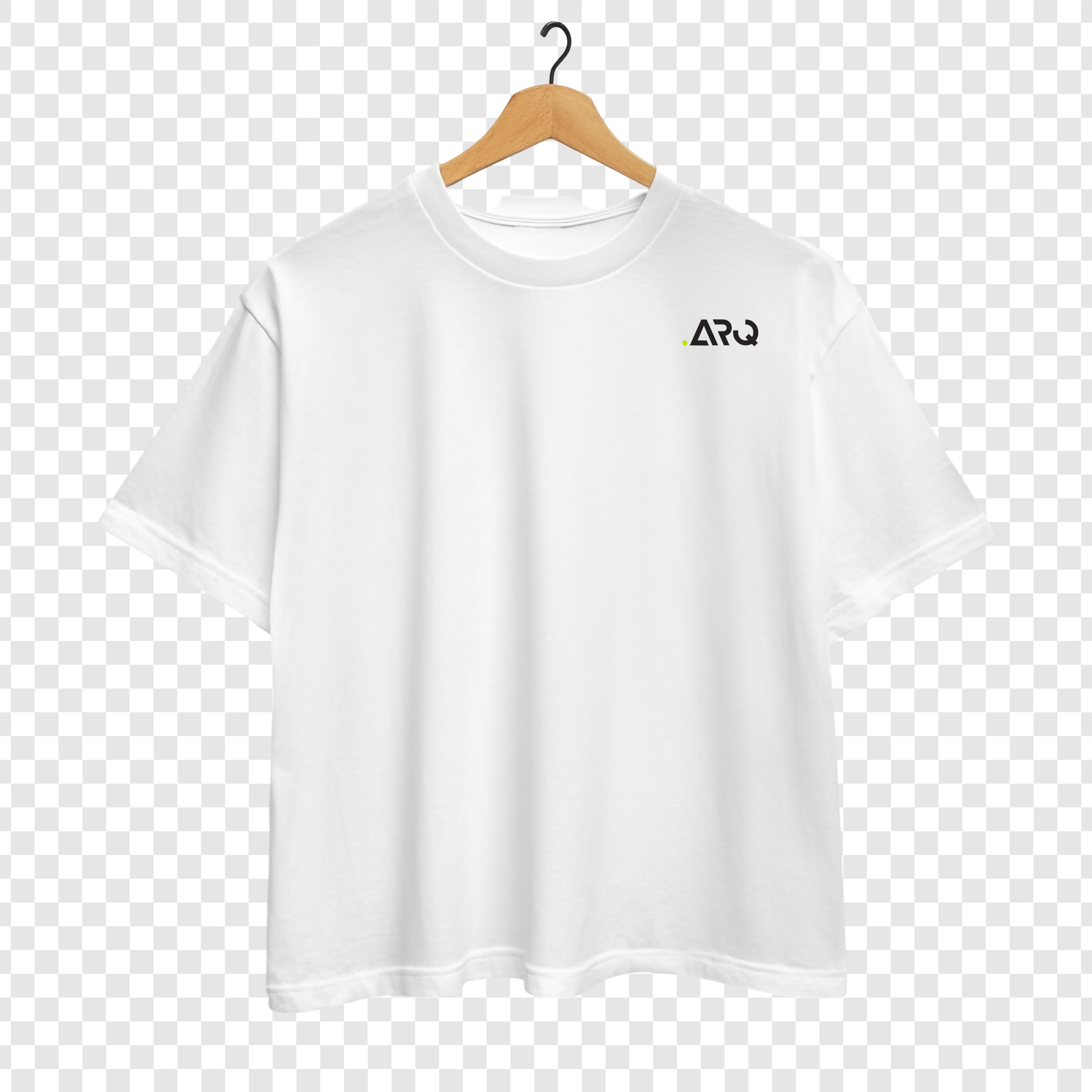 ARQ Classic Oversized White T-Shirt – Minimal Logo Edition